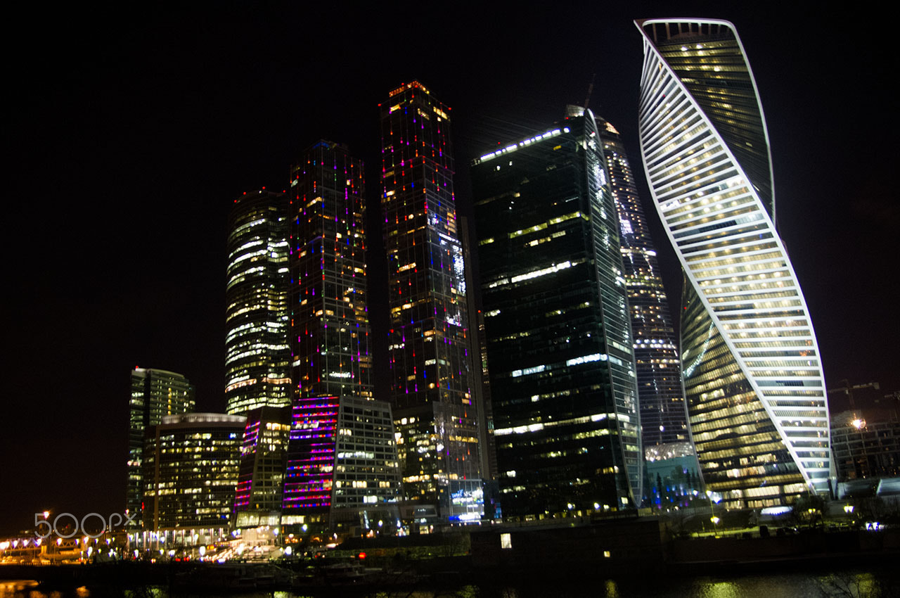 Pentax K-x sample photo. Moscow-city photography