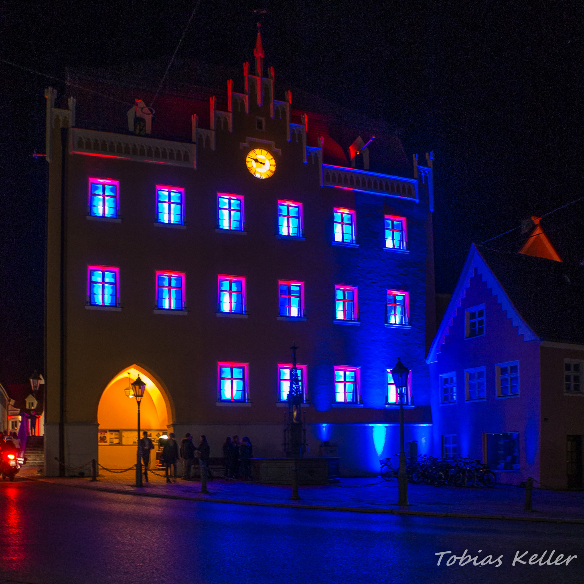 Panasonic Lumix DMC-G5 + Panasonic Lumix G 14mm F2.5 ASPH sample photo. Lichternacht - rathaus photography