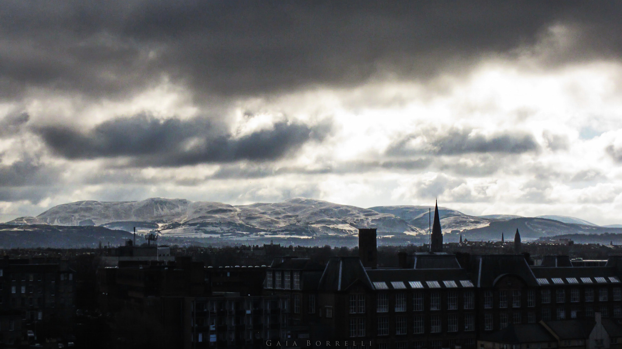 Canon PowerShot D20 sample photo. Lights and shadows over edinburgh photography