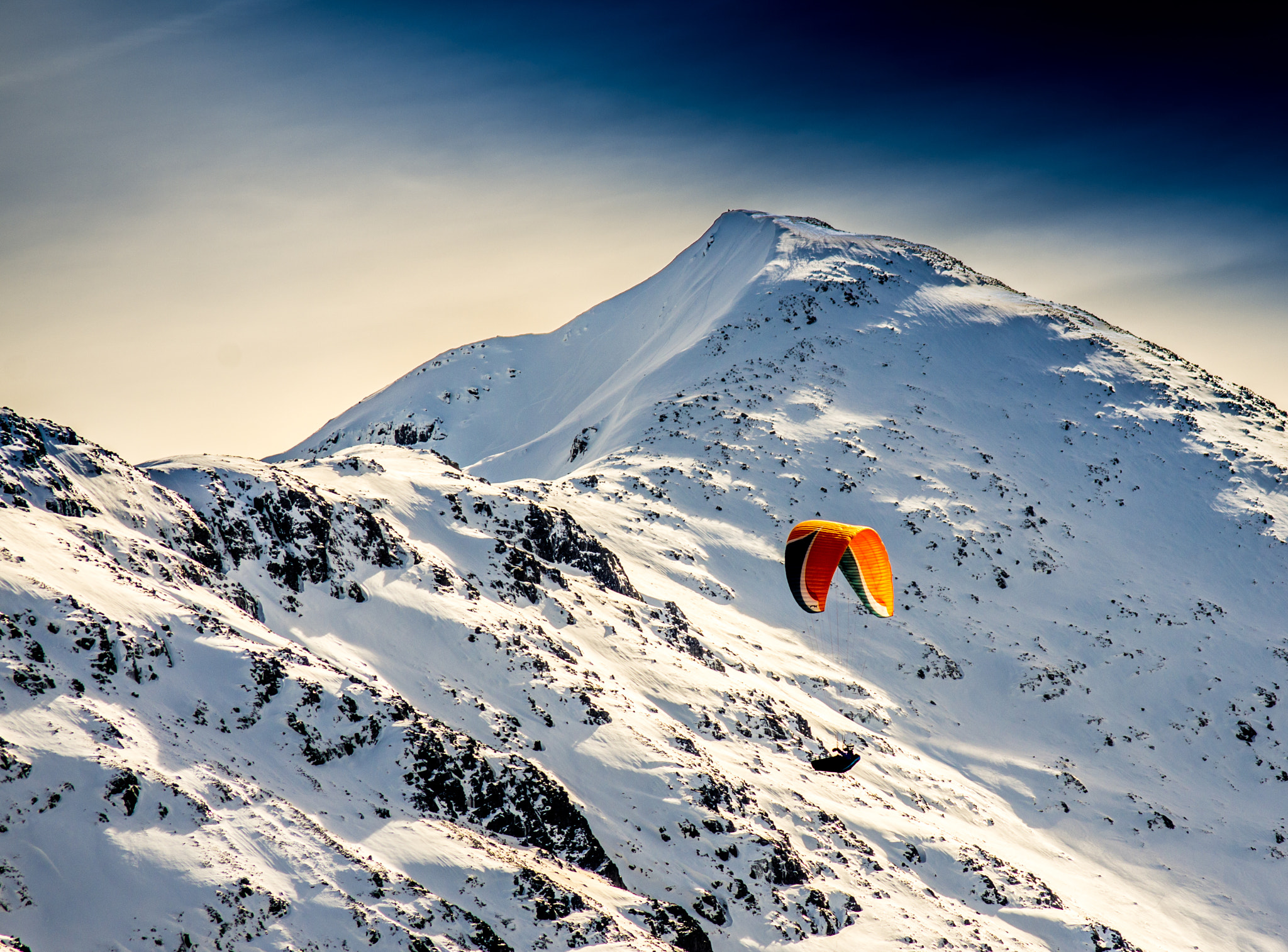 smc PENTAX-FA 100-300mm F4.7-5.8 sample photo. Paraglider photography