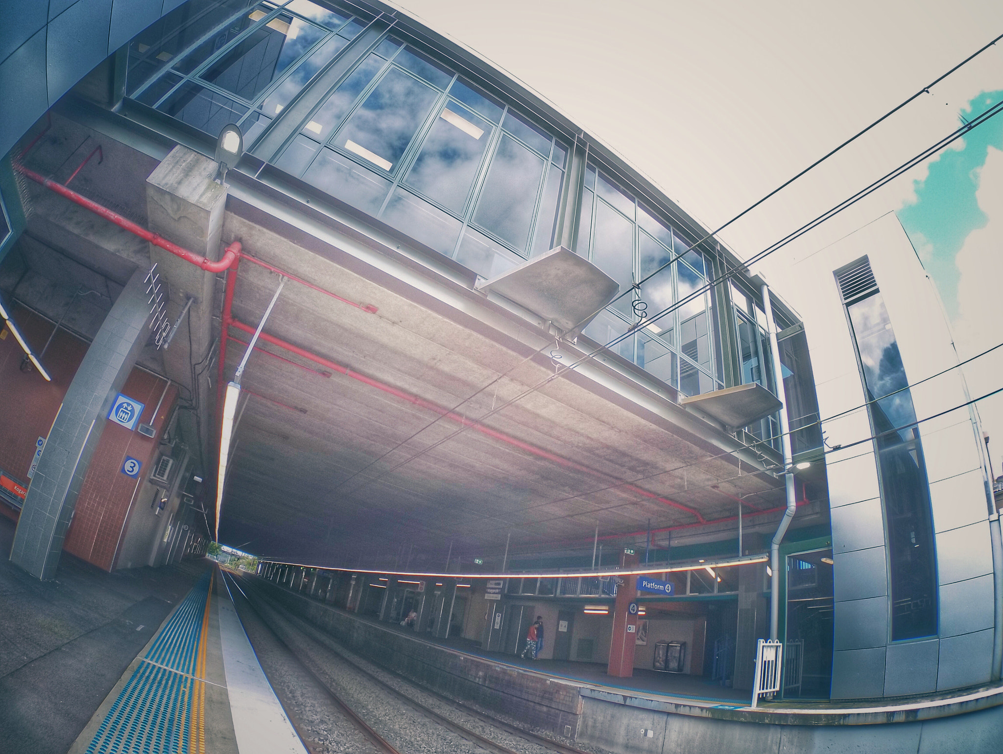 HTC RE sample photo. Sydney kogarah train station photography