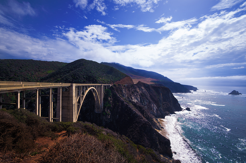 Pentax K-5 sample photo. Bixby bridge photography