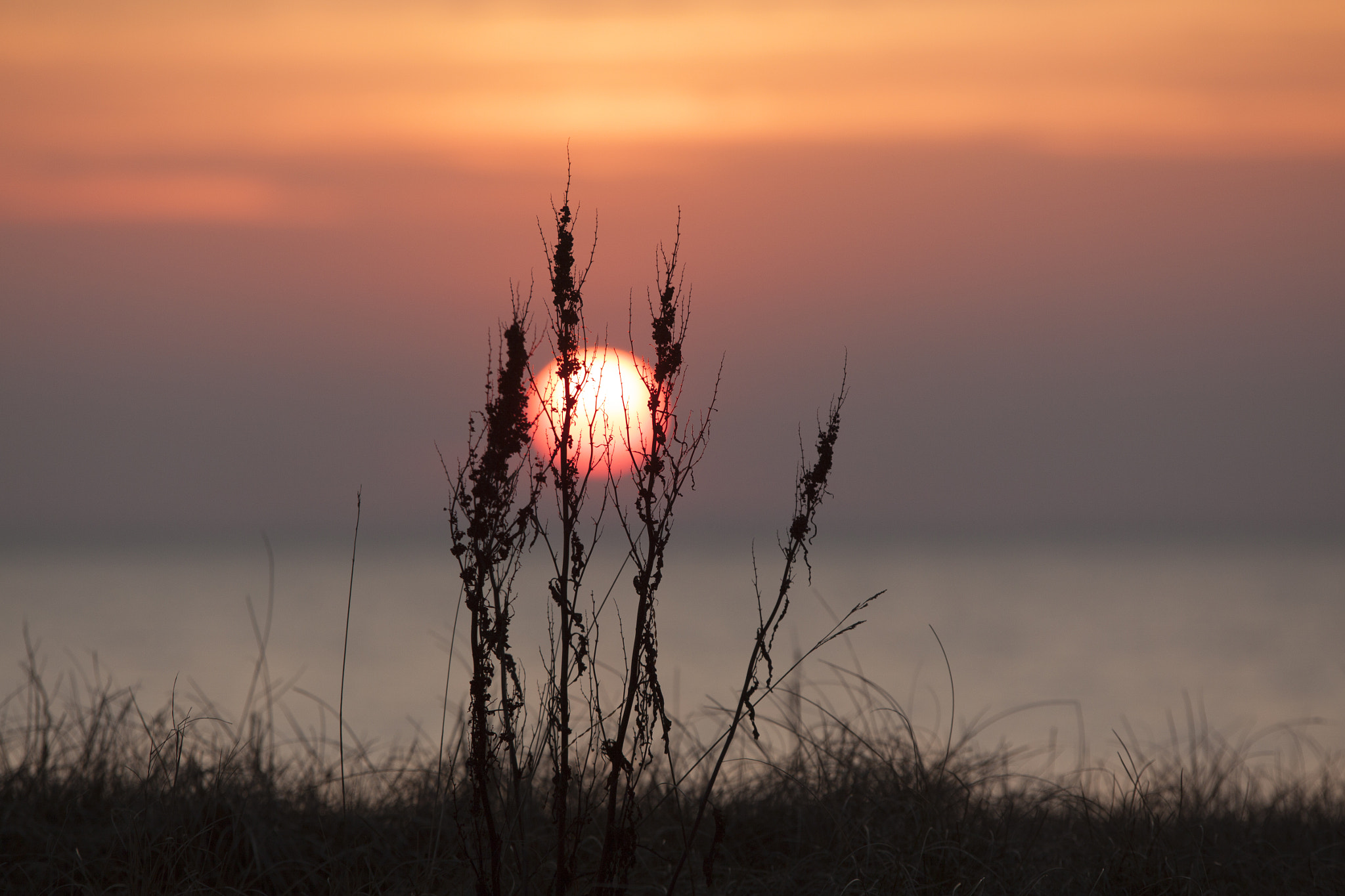 Sigma 70-200mm F2.8 EX DG OS HSM sample photo. Sunset by the sea photography