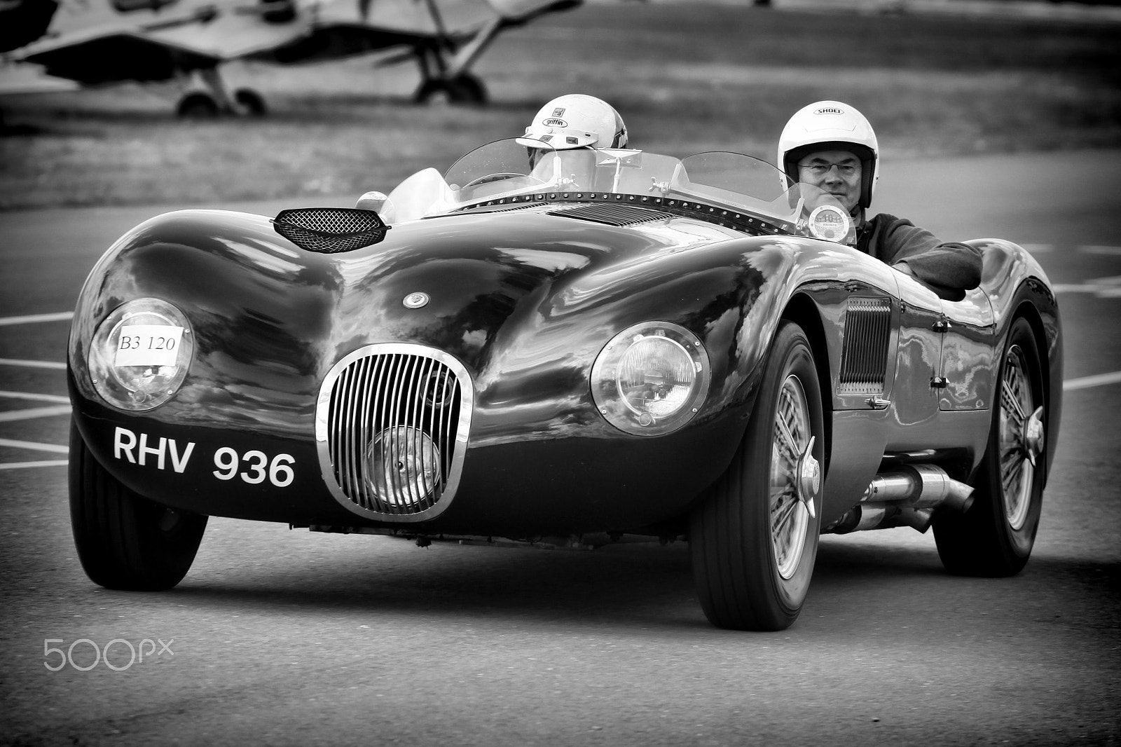 Sigma 120-300mm F2.8 EX DG HSM sample photo. Rhv936 - jaguar c-type photography