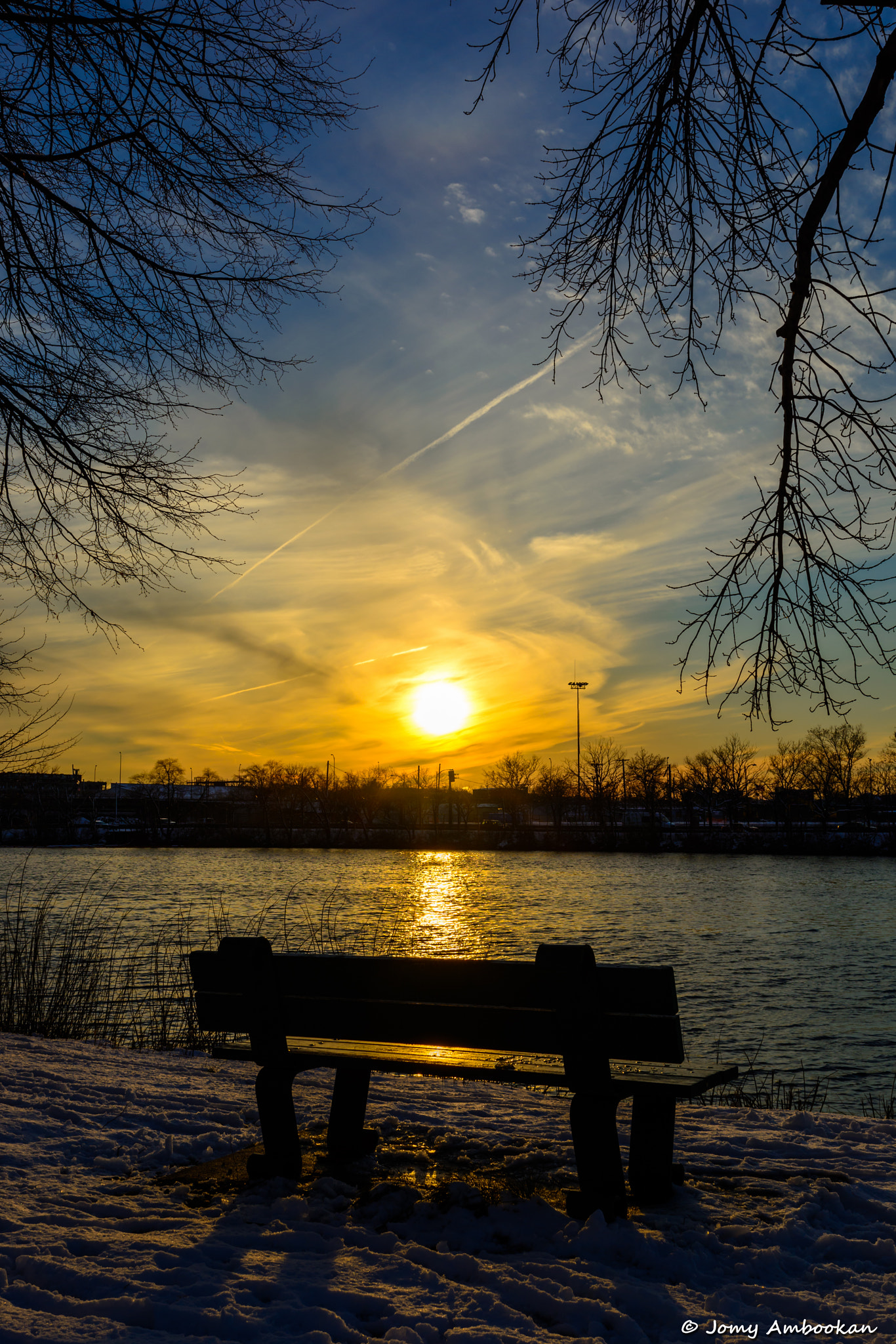 Nikon D5200 + Nikon AF-S Nikkor 24mm F1.8G ED sample photo. Sunset in boston photography