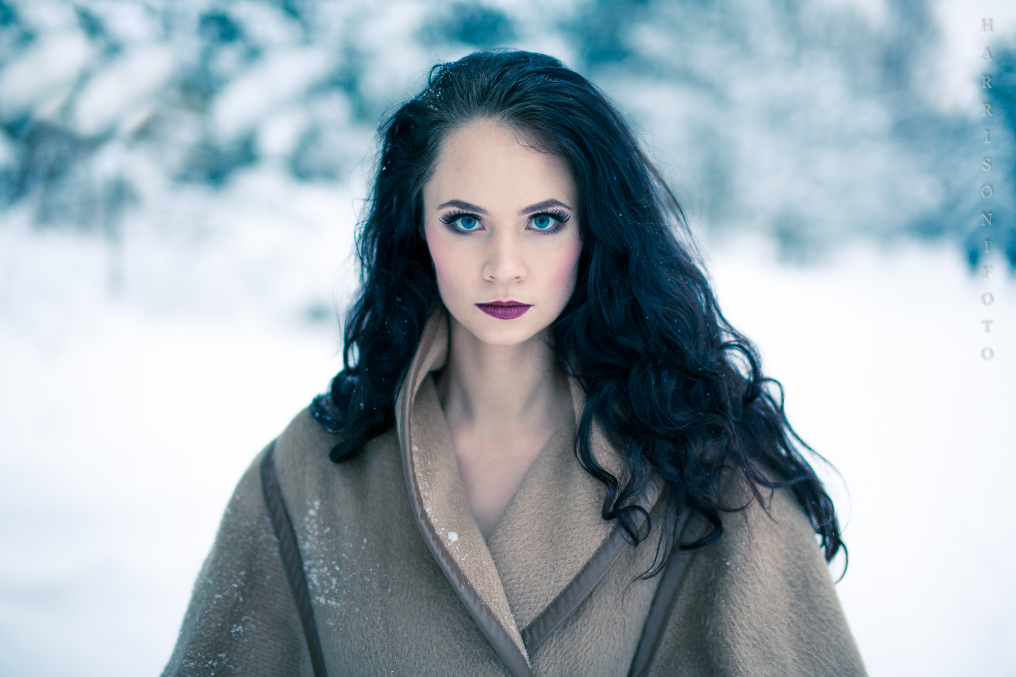 Sigma 50mm F1.4 EX DG HSM sample photo. Winter portrait photography