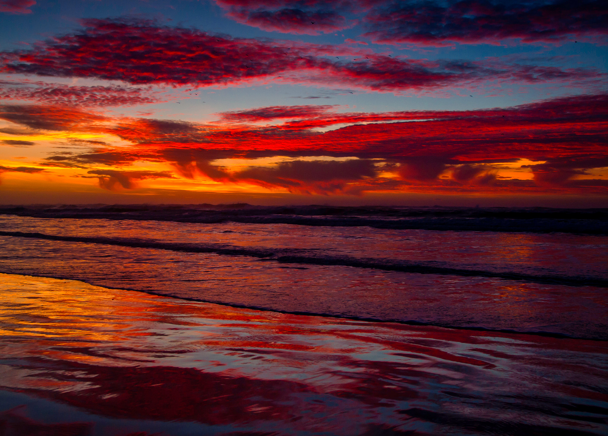 Olympus E-5 + OLYMPUS 11-22mm Lens sample photo. Wine-red waves photography