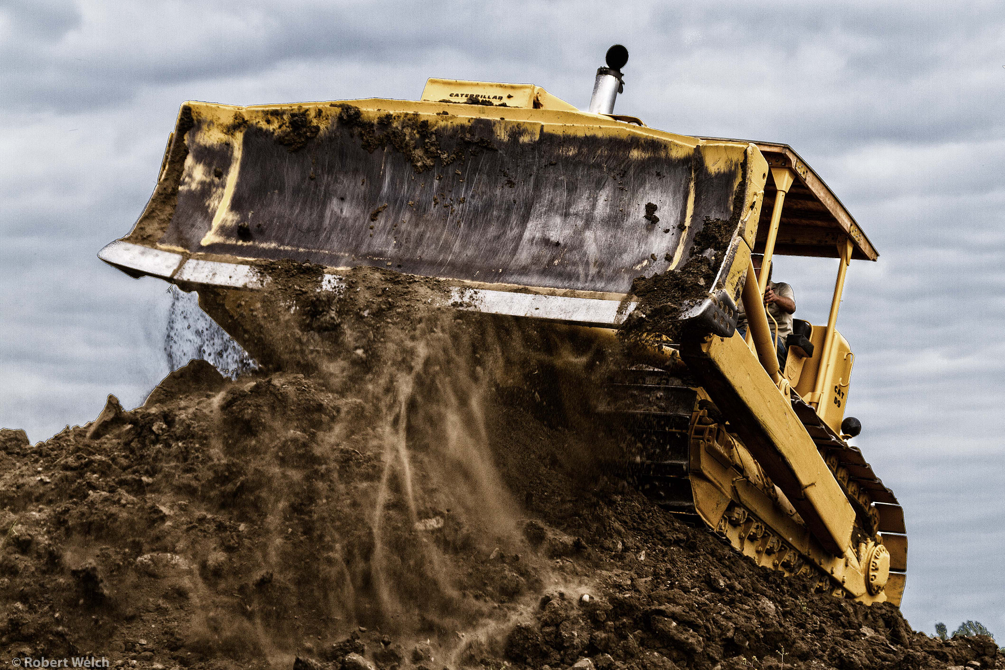 old Cat bulldozer