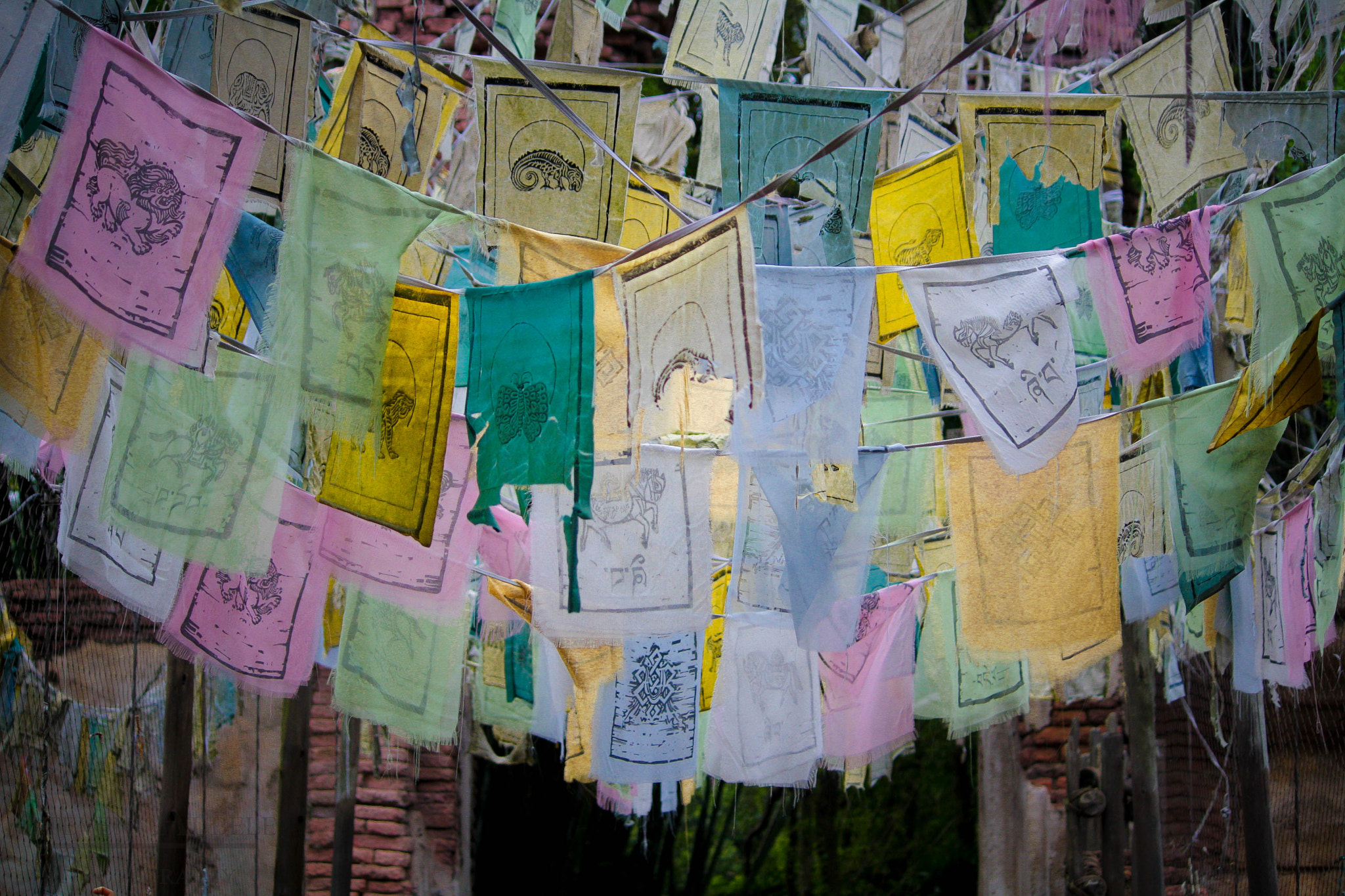 Canon EOS 1000D (EOS Digital Rebel XS / EOS Kiss F) sample photo. Prayer flags photography