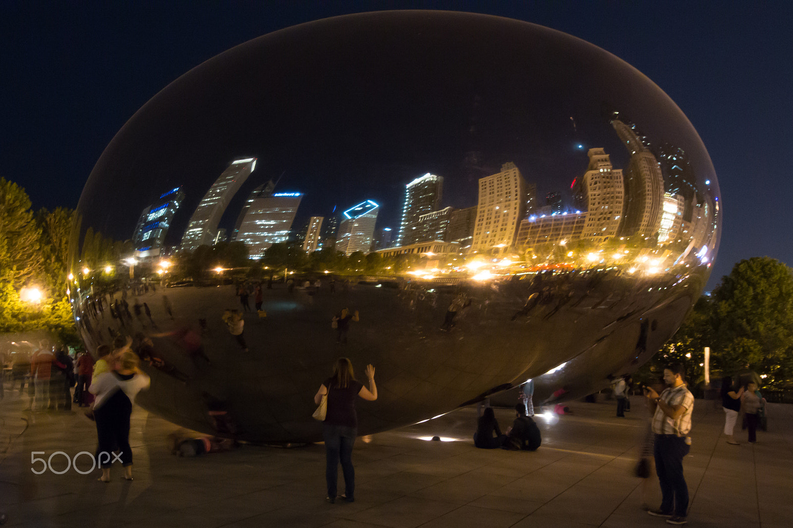 Nikon 1 Nikkor VR 6.7-13mm F3.5-5.6 sample photo. Bean by night photography