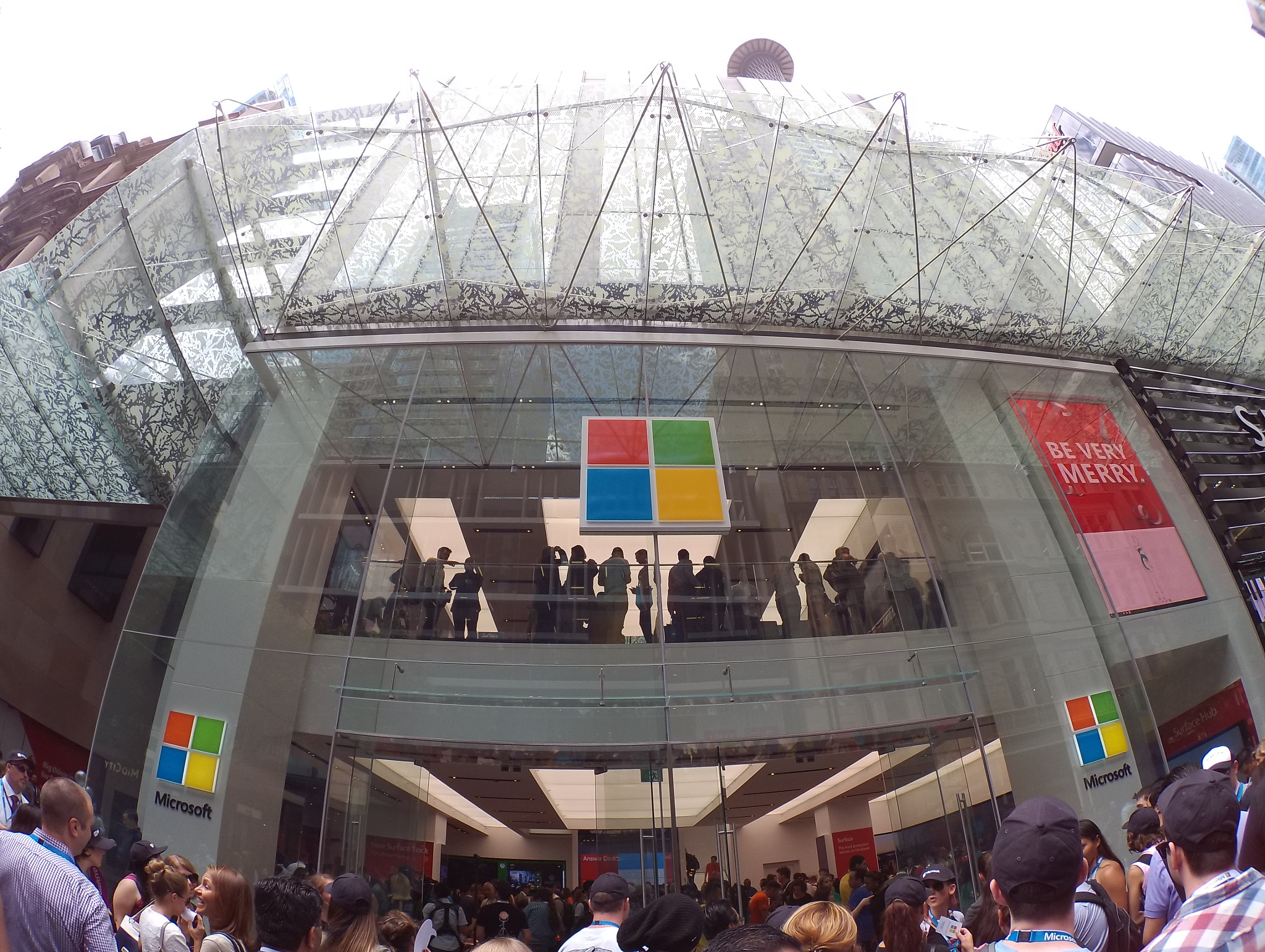 HTC RE sample photo. Sydney microsoft retail store photography