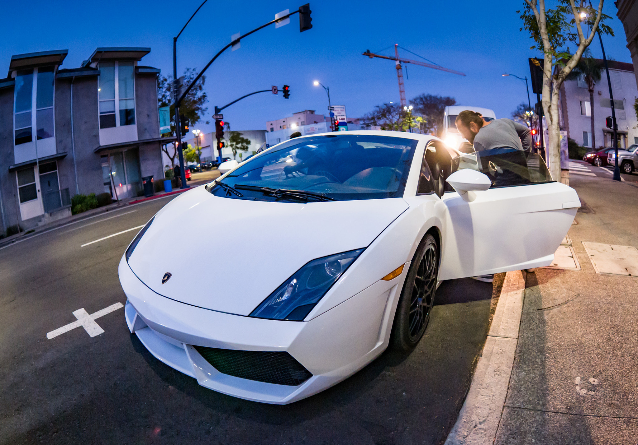 Panasonic Lumix DMC-GX7 + OLYMPUS M.8mm F1.8 sample photo. Lamborghini gallardo lp 550-2 front photography