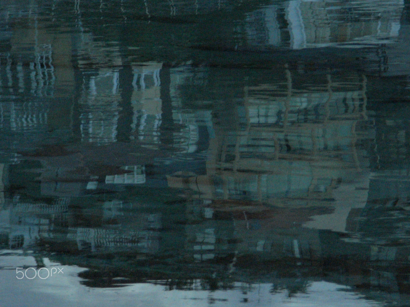 Ricoh Caplio R5 sample photo. Bondi reflections photography