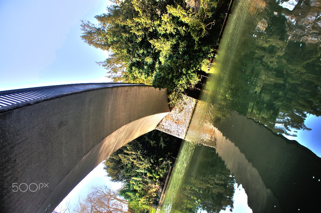Sony SLT-A55 (SLT-A55V) sample photo. Below the bridge over the river cam. cambridgeshire, uk. photography