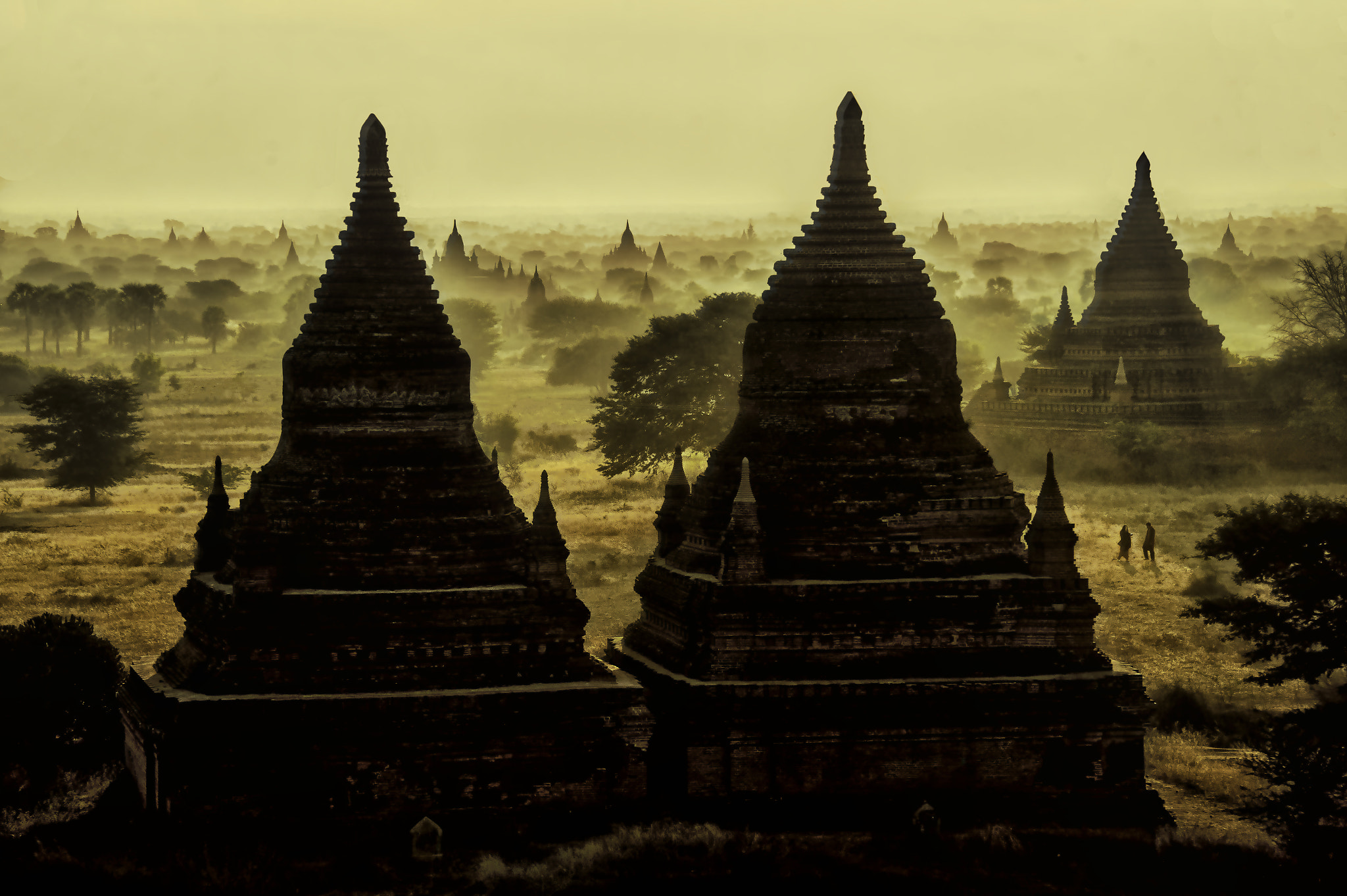 Nikon D4 sample photo. Early morning at bagan photography