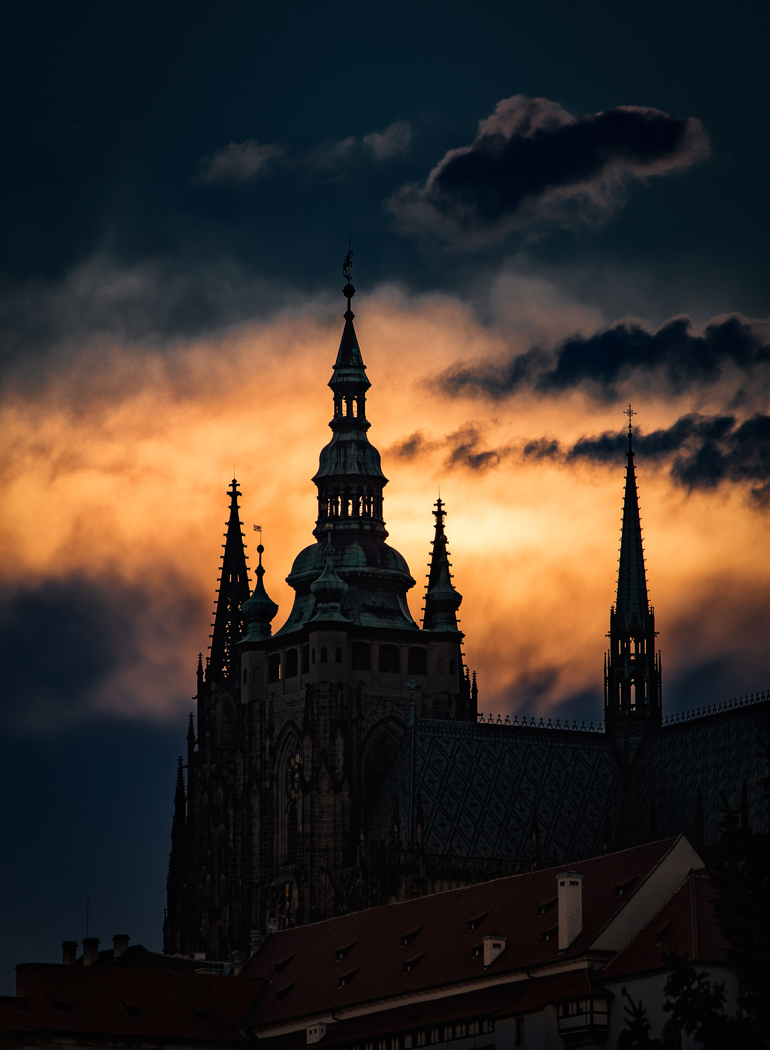 Olympus PEN E-PL7 sample photo. Evening prague photography