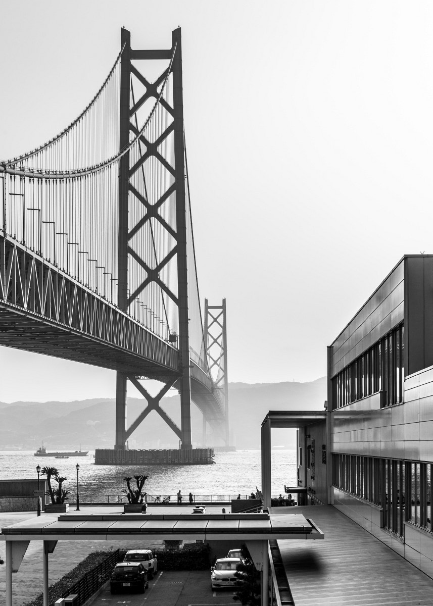 Nikon D600 sample photo. Akashi kaikyō bridge photography