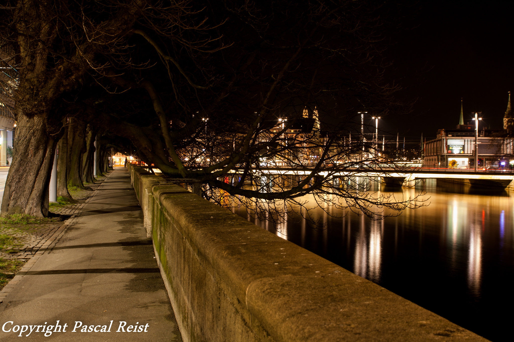 Sigma 17-35mm f/2.8-4 EX DG Aspherical HSM sample photo. "zürich by night" photography