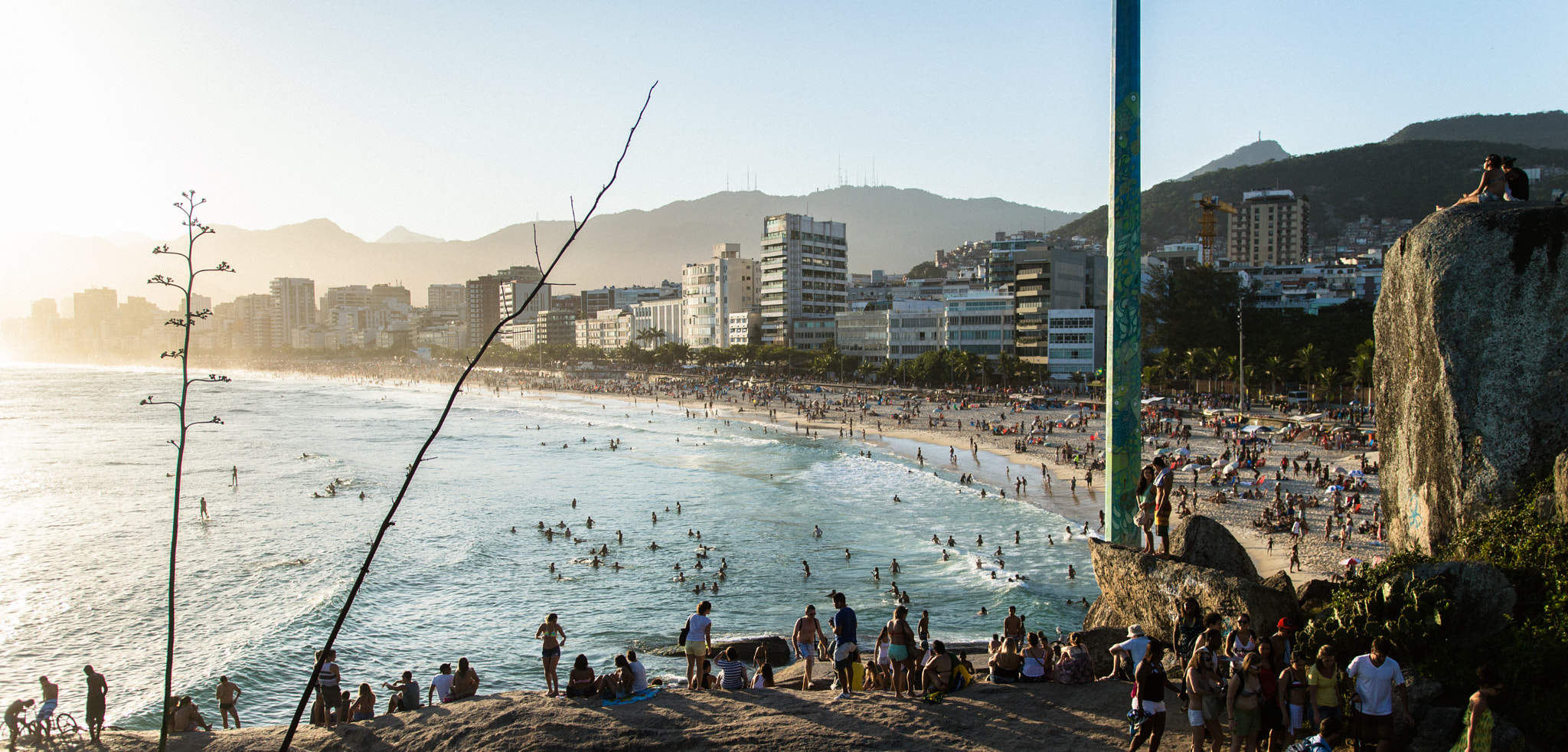 Nikon D3200 + Sigma 18-35mm F1.8 DC HSM Art sample photo. Ipanema beach photography