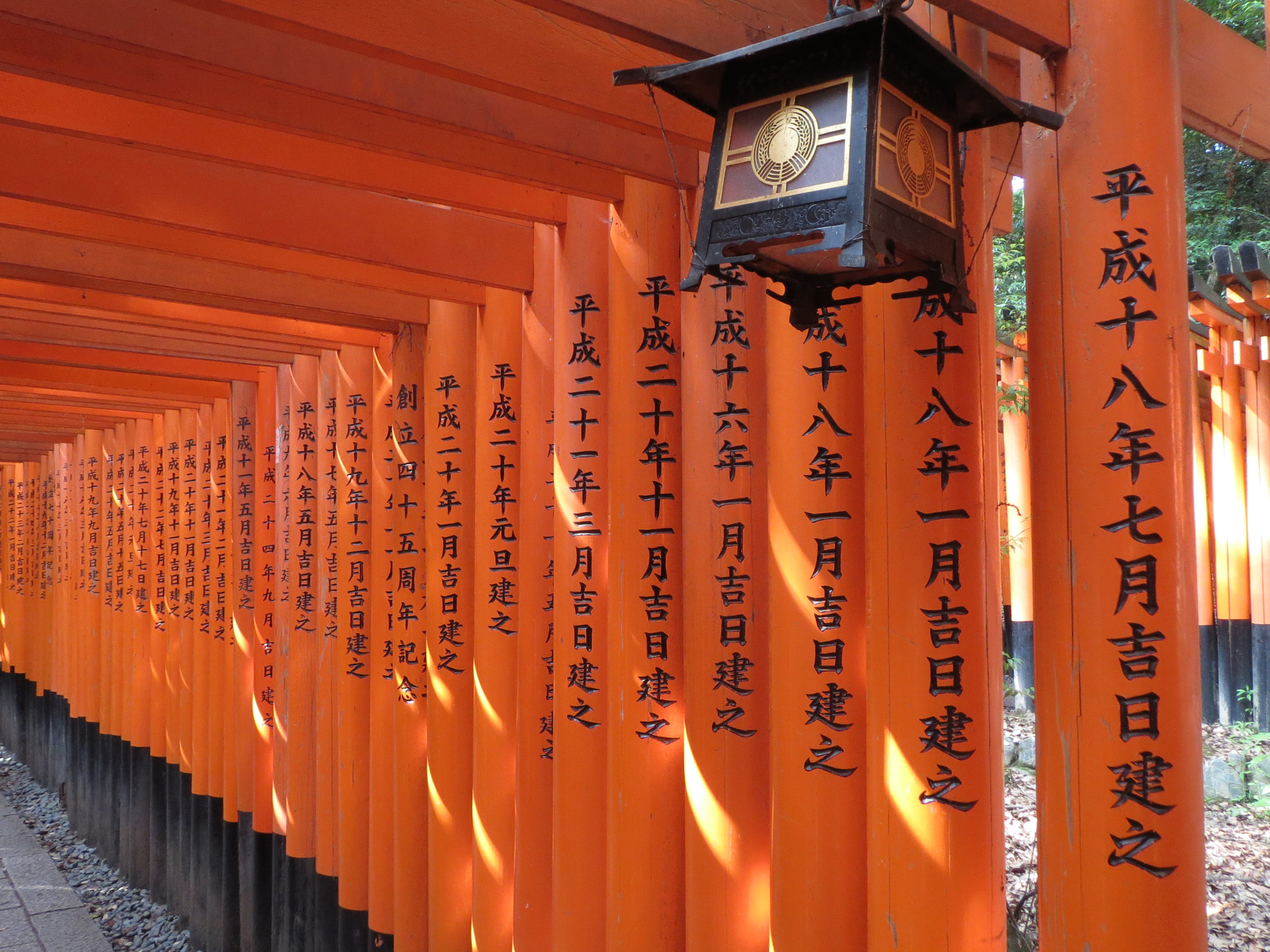 Canon PowerShot ELPH 520 HS (IXUS 500 HS / IXY 3) sample photo. Kyoto torii photography