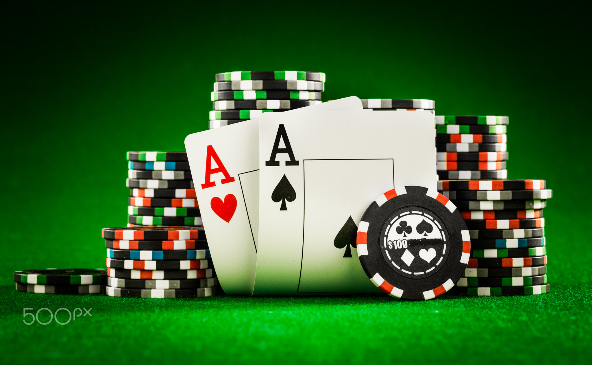 chips and two aces