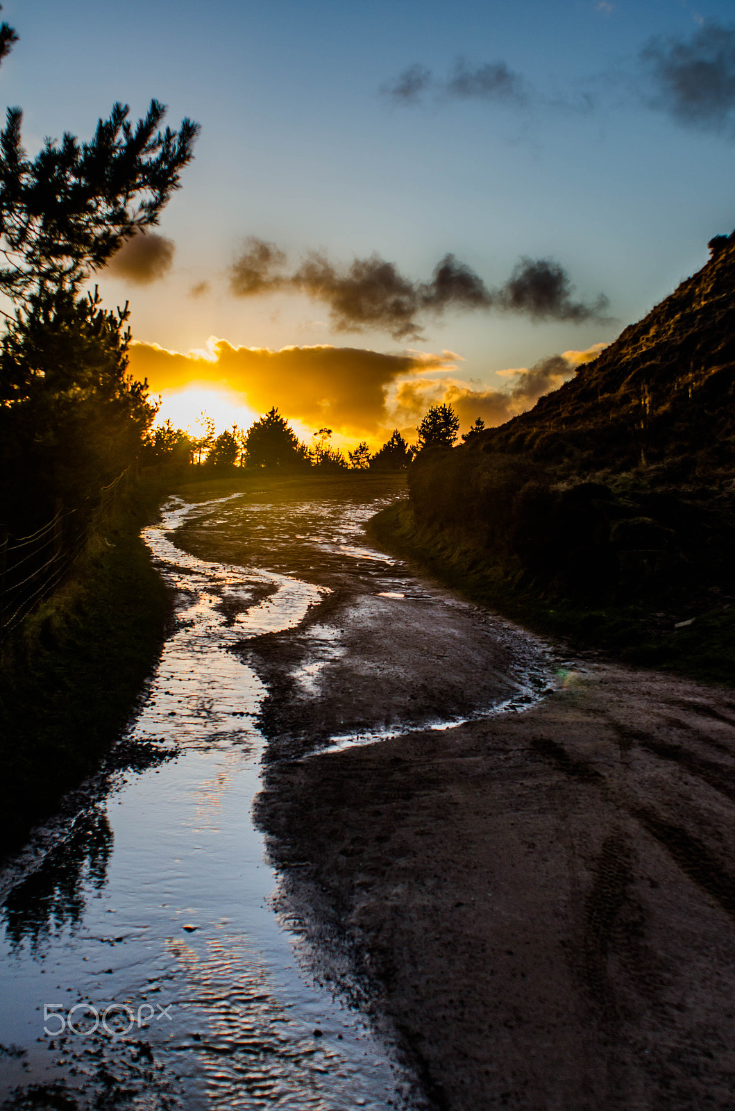 AF Zoom-Nikkor 28-85mm f/3.5-4.5 sample photo. Flowing path photography