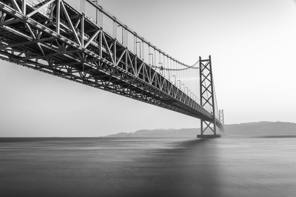 Nikon D600 sample photo. Akashi kaikyō bridge photography