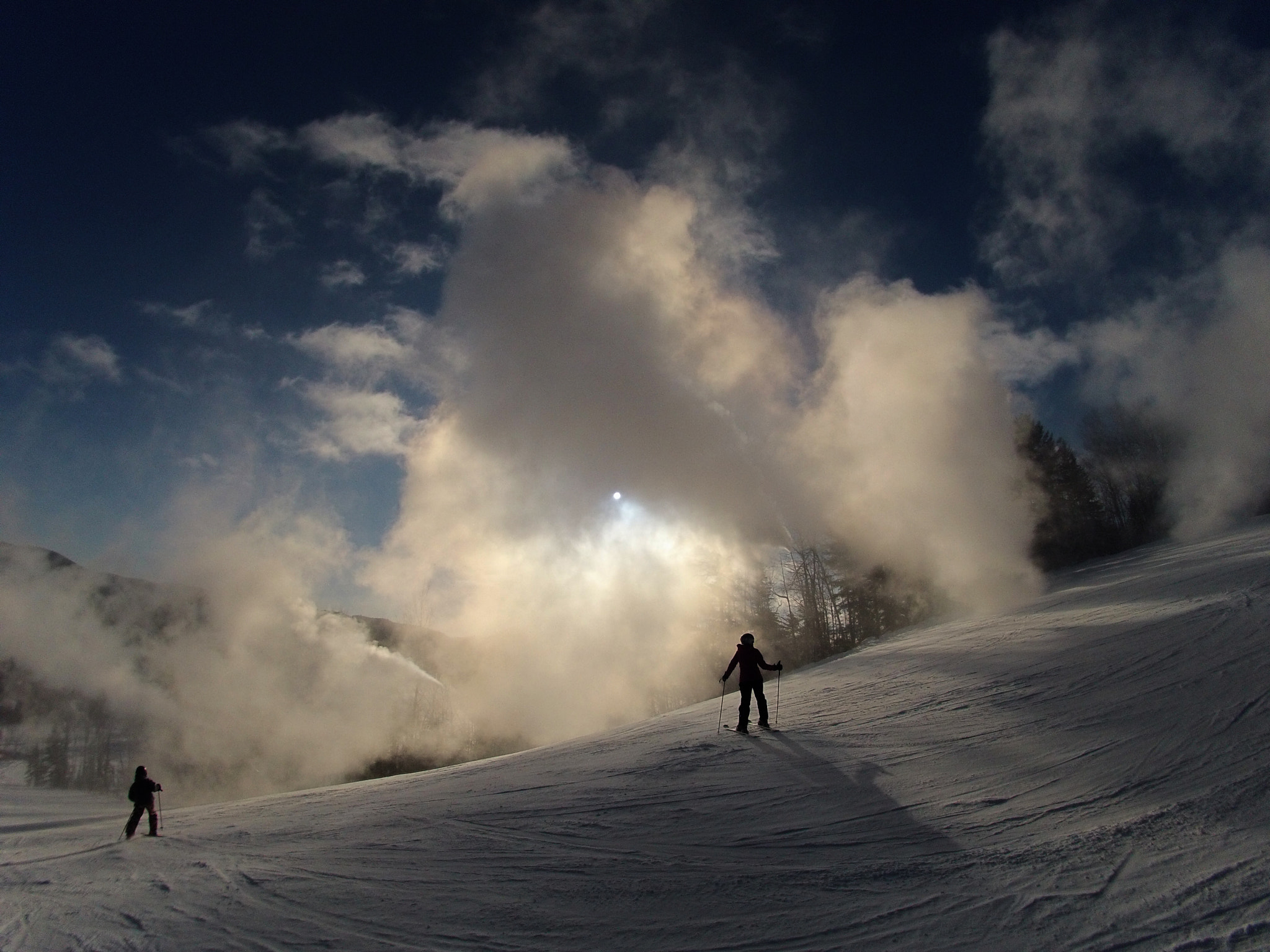 GoPro Hero3-Silver Edition sample photo. Silhouette à st-côme photography