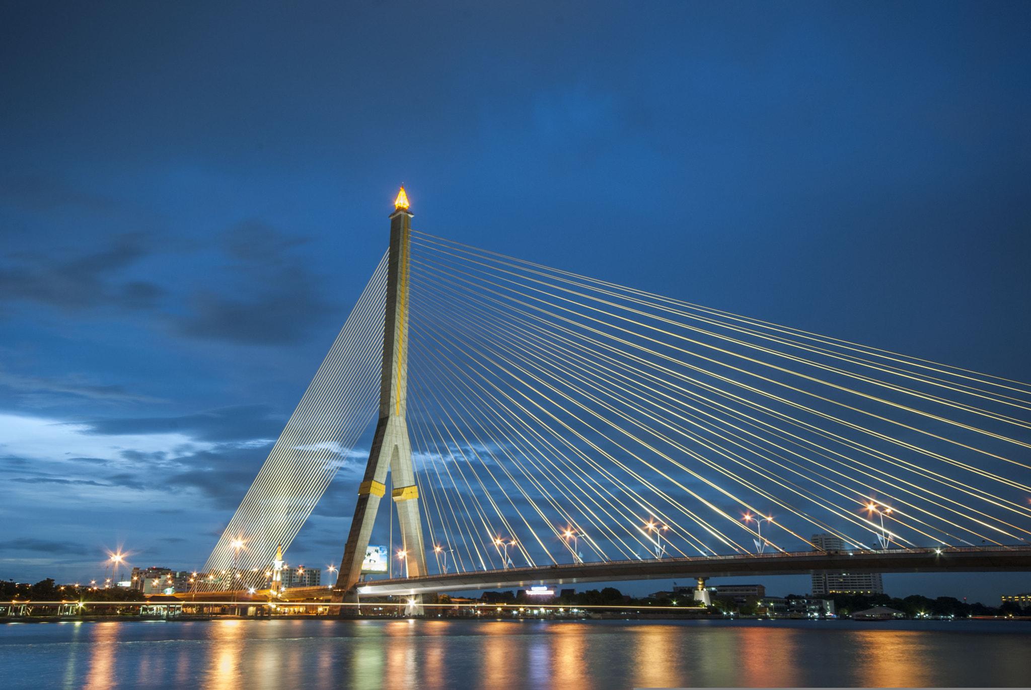 Sigma 10-20mm F4-5.6 EX DC HSM sample photo. Rama 8 bridge, bangkok, thailand photography