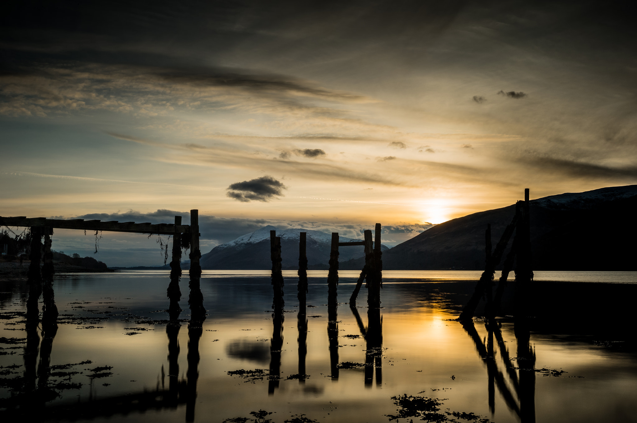 Leica S (TYP 006) + Elmarit-S 45 sample photo. Sunset pier photography