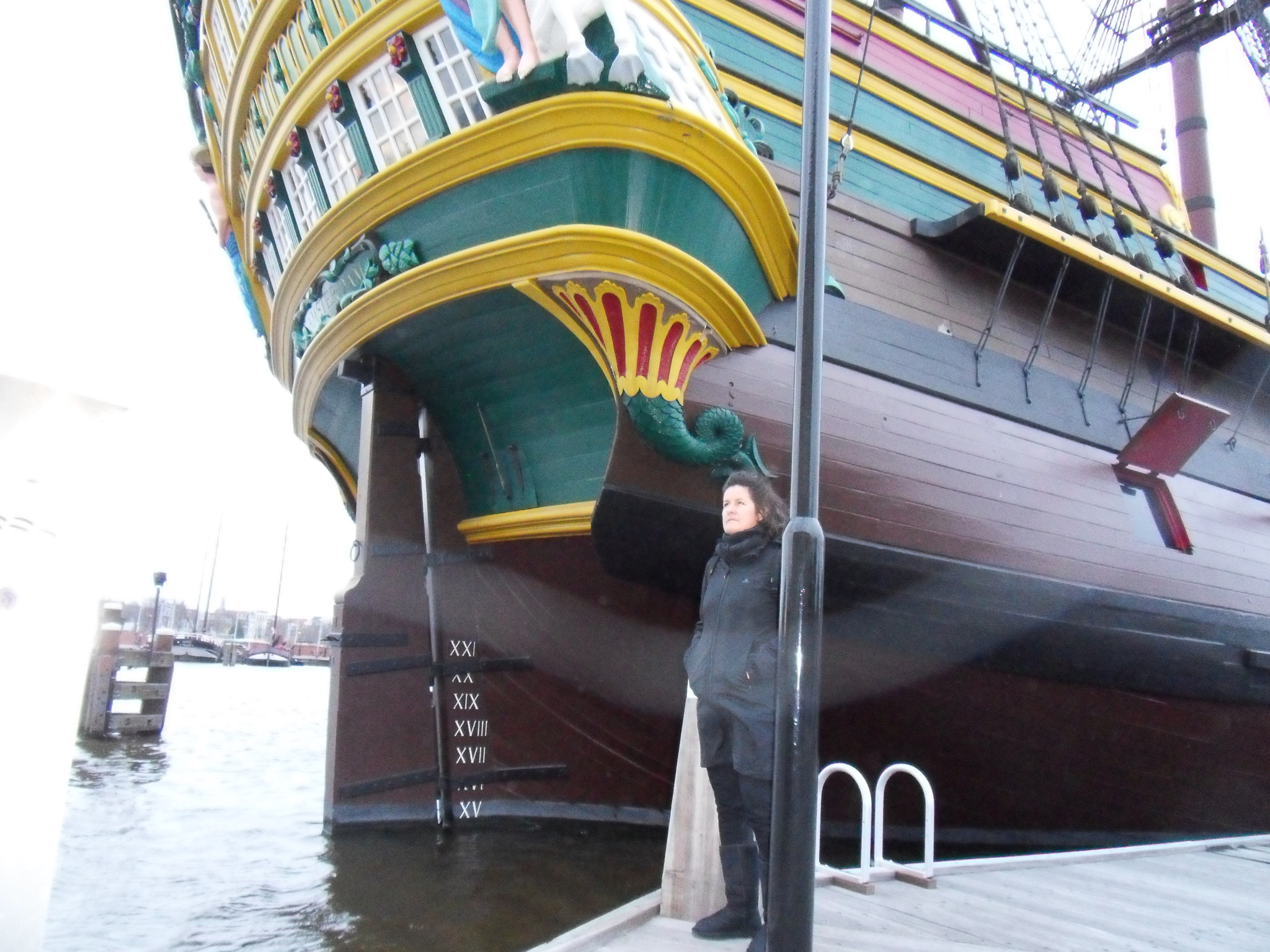 Samsung WB550, WB560 / VLUU WB550 /  HZ15W sample photo. Amsterdam historic ship photography