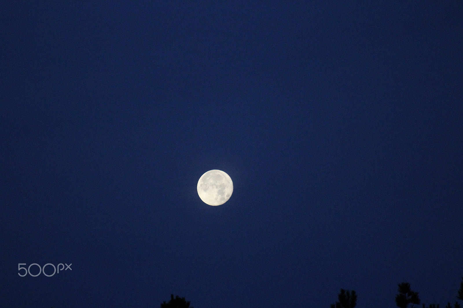 Canon EF 80-200mm F4.5-5.6 II sample photo. Moon photography