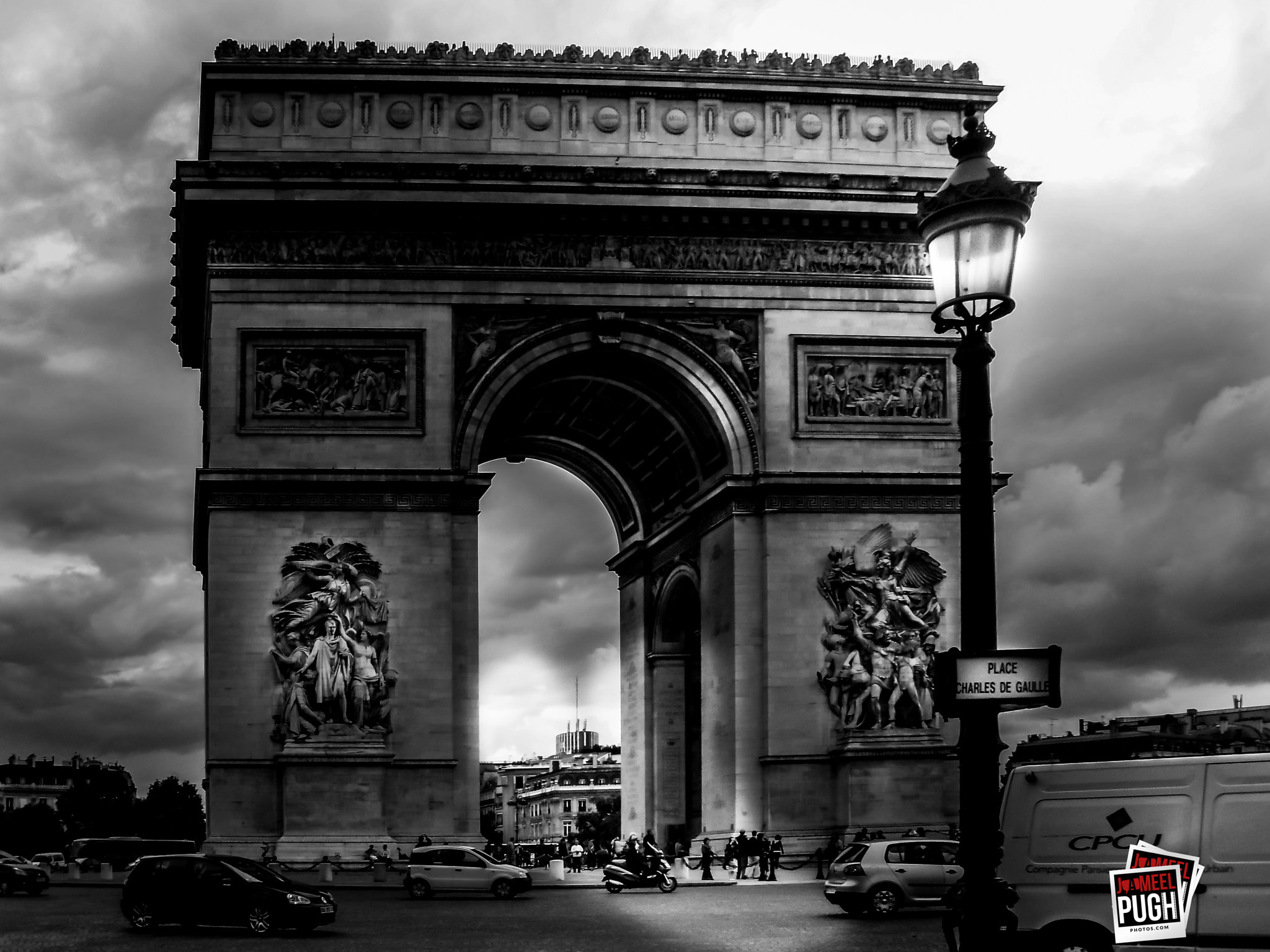 Olympus u550WP,S550WP sample photo. The arc de triomphe de l'Étoile is one of the most ... photography