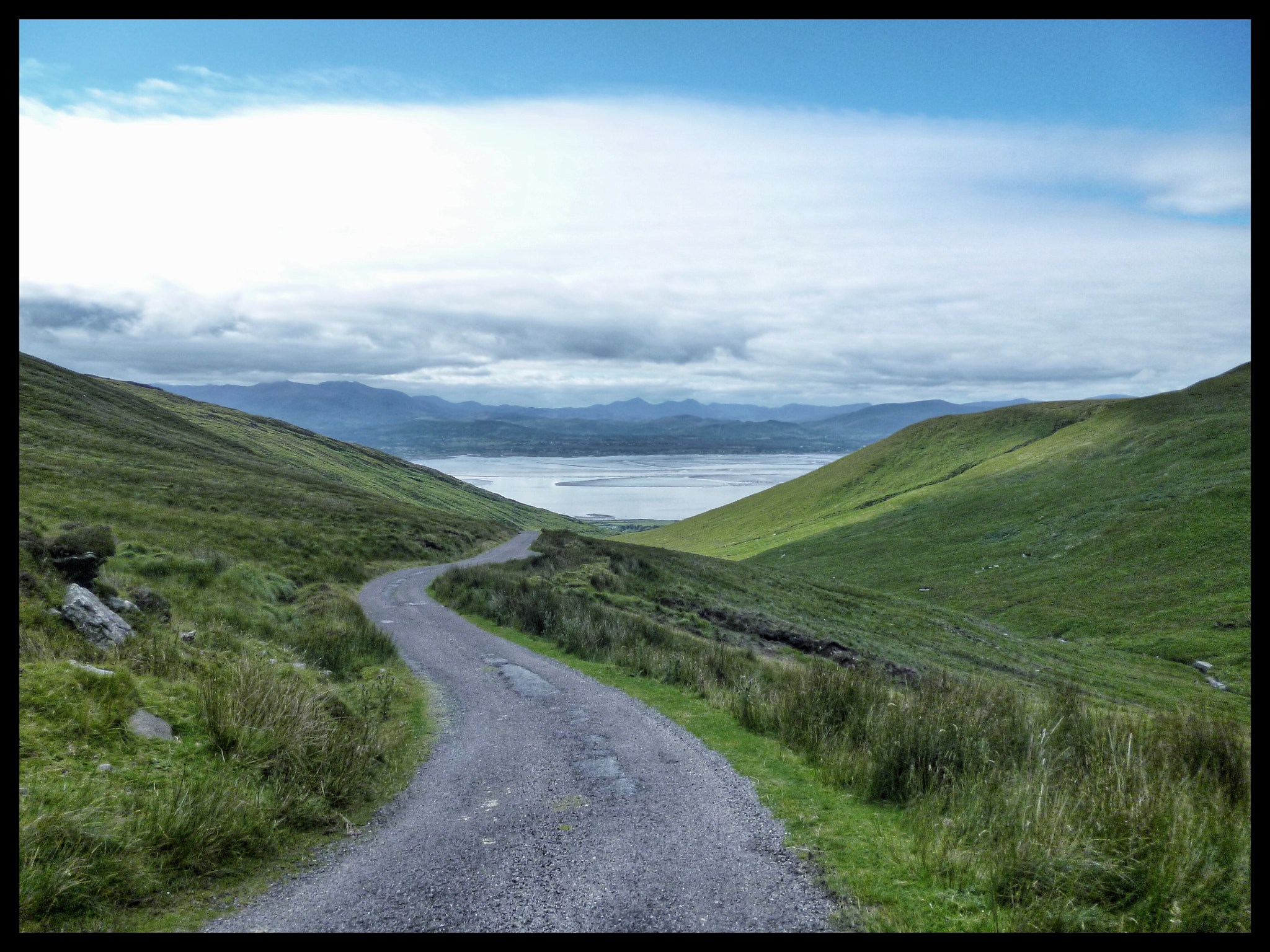 Panasonic DMC-FS16 sample photo. Lonesome road, ireland photography