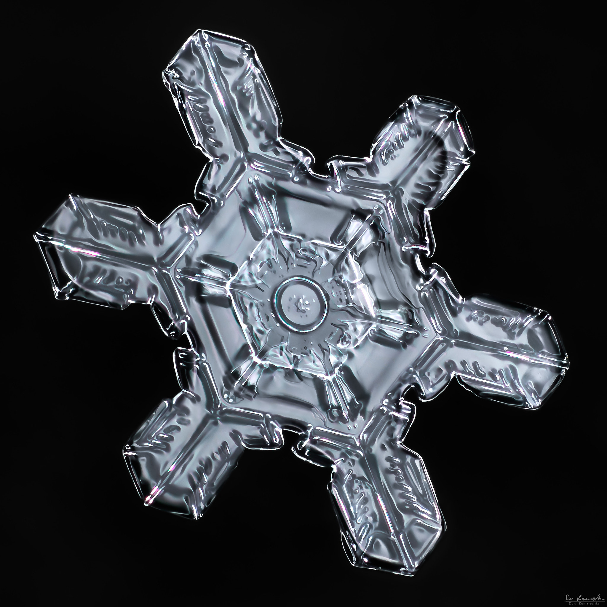 Canon MP-E 65mm F2.5 1-5x Macro Photo sample photo. Snowflake-a-day #93 photography