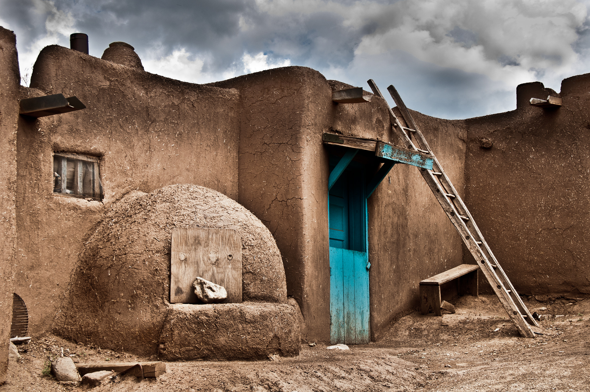 Nikon D300 + Sigma 18-125mm F3.8-5.6 DC OS HSM sample photo. Taos pueblo 74 photography