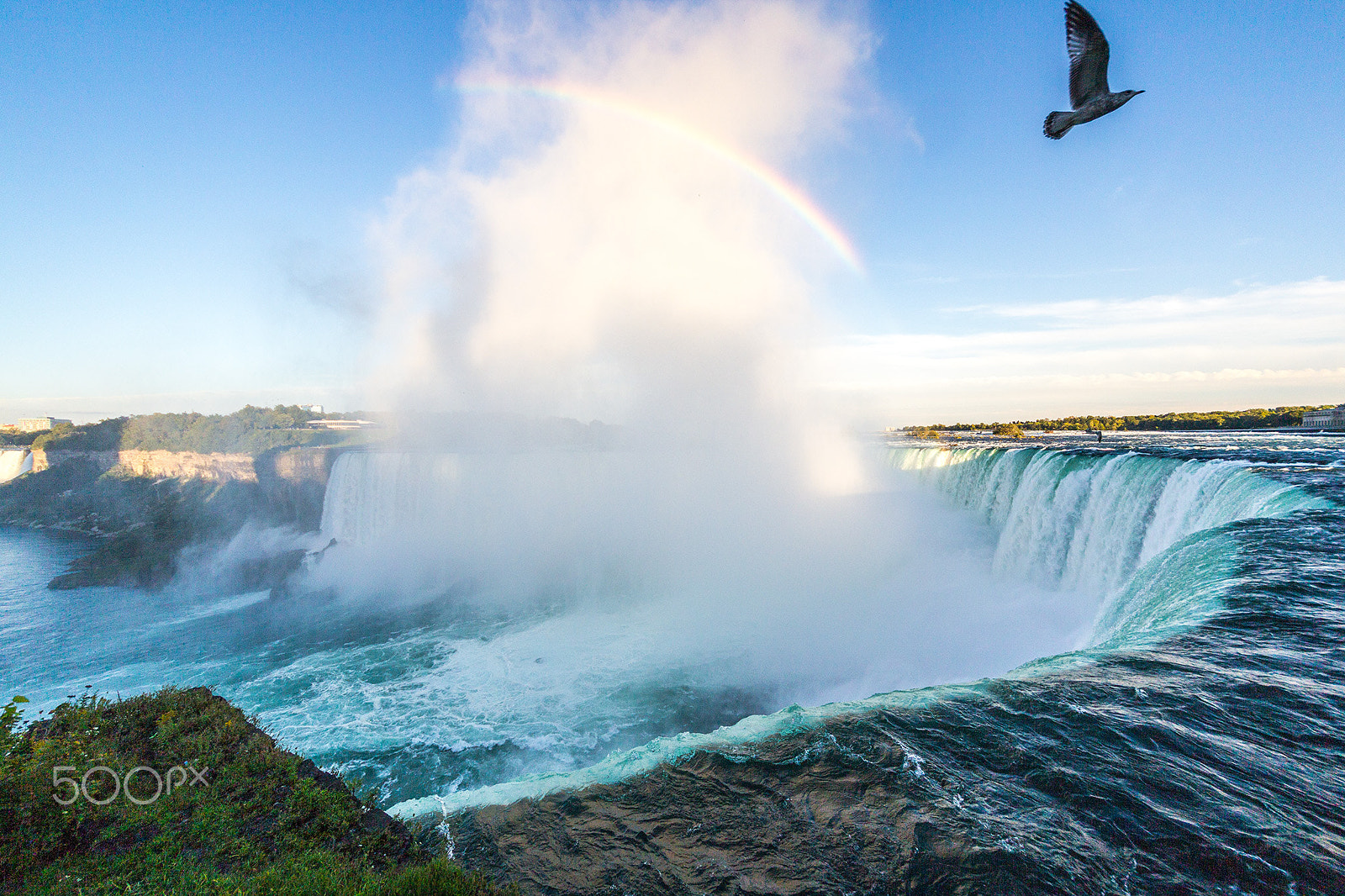 Sigma 8-16mm F4.5-5.6 DC HSM sample photo. Rainbow on niagara falls photography