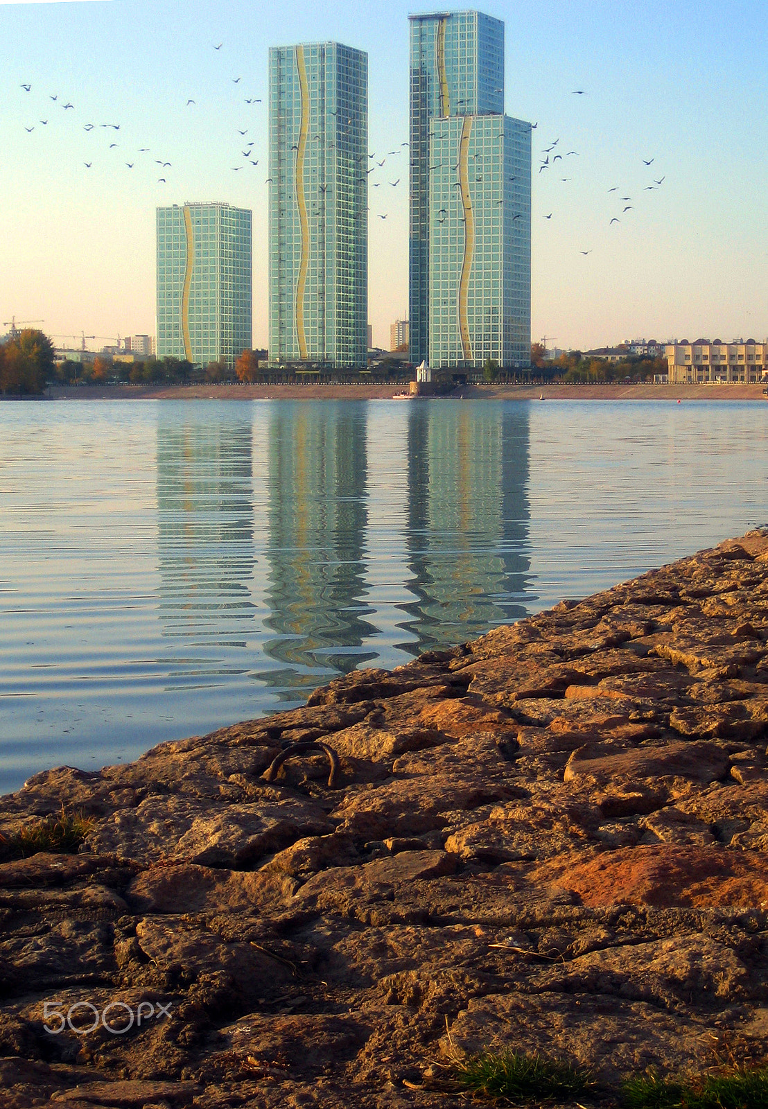 Canon DIGITAL IXUS 40 sample photo. Skyscrapers photography