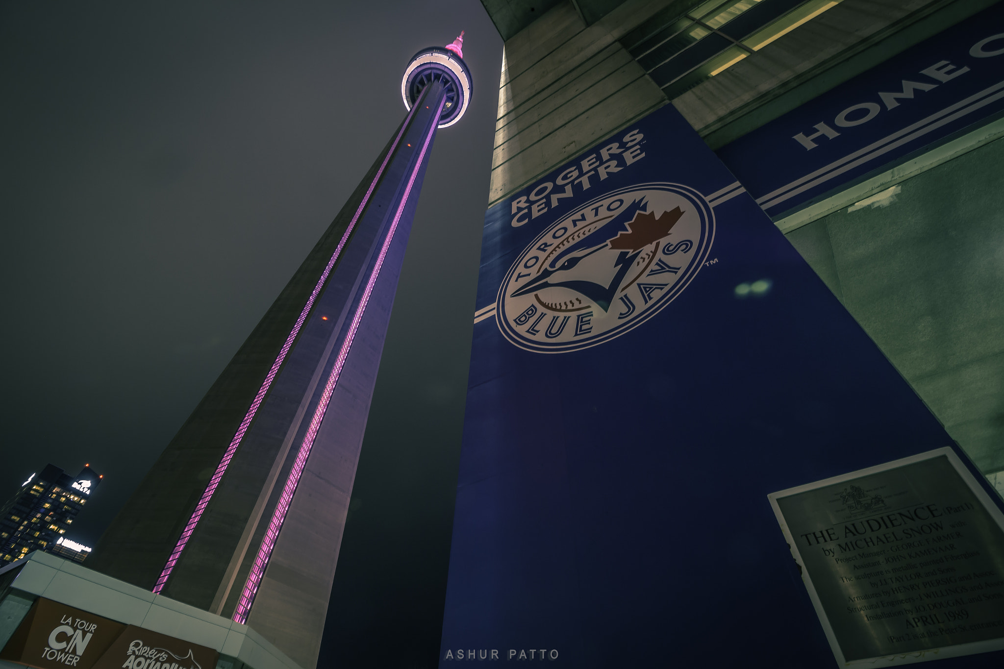Canon EF-S 10-18mm F4.5–5.6 IS STM sample photo. Cn tower &amp; rogers centre photography