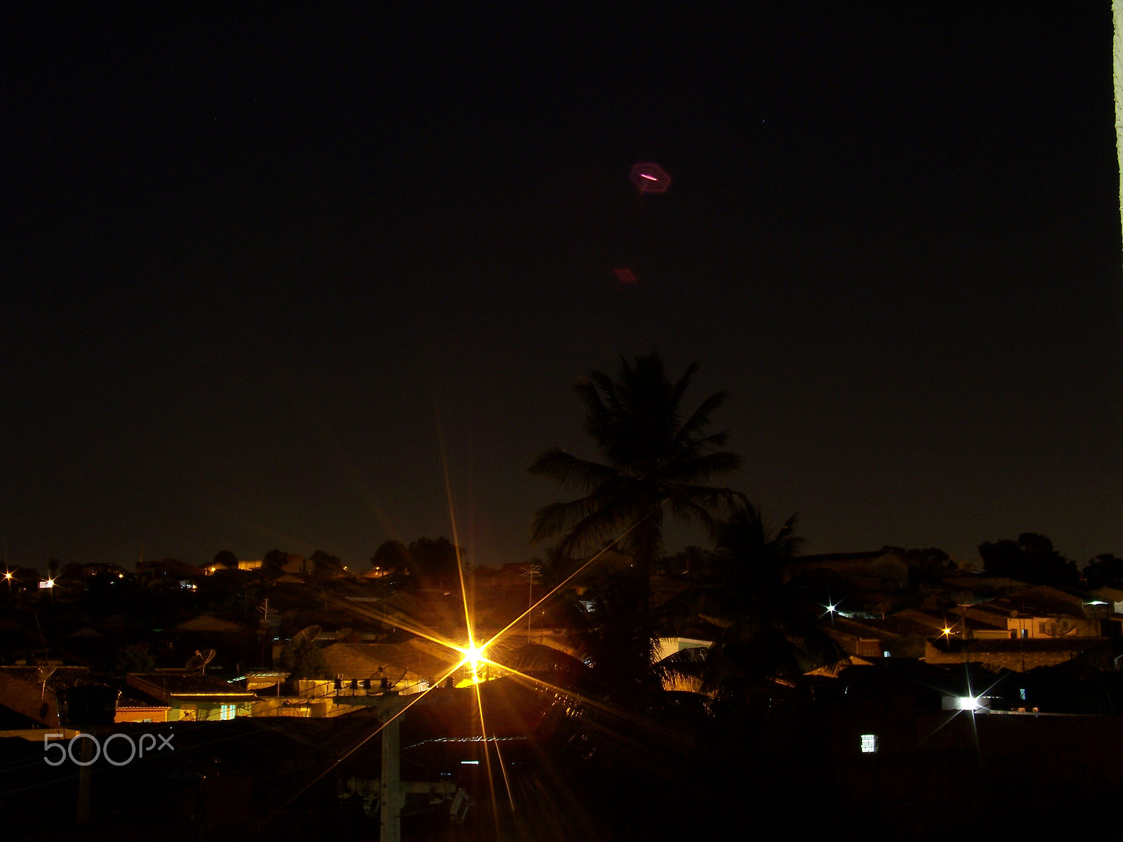 Kodak EASYSHARE Z1012 IS DIGITAL CAMERA sample photo. Night photography