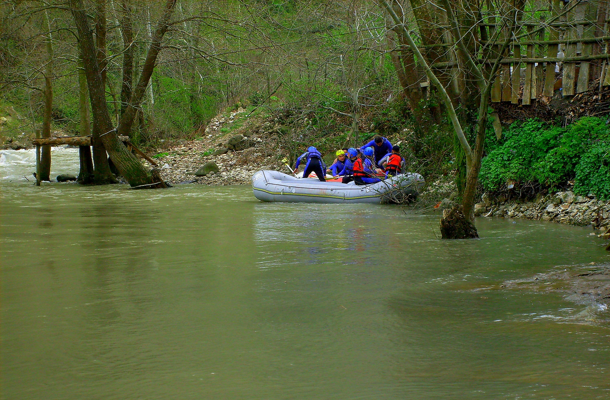 Samsung D70 / D75 / S730 / S750 sample photo. Düzce, the river big melen, who rafting photography