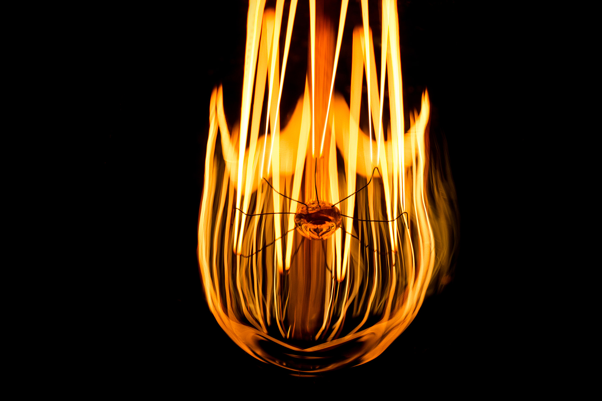 Canon EF 24-70mm F4L IS USM sample photo. Edison bulb photography