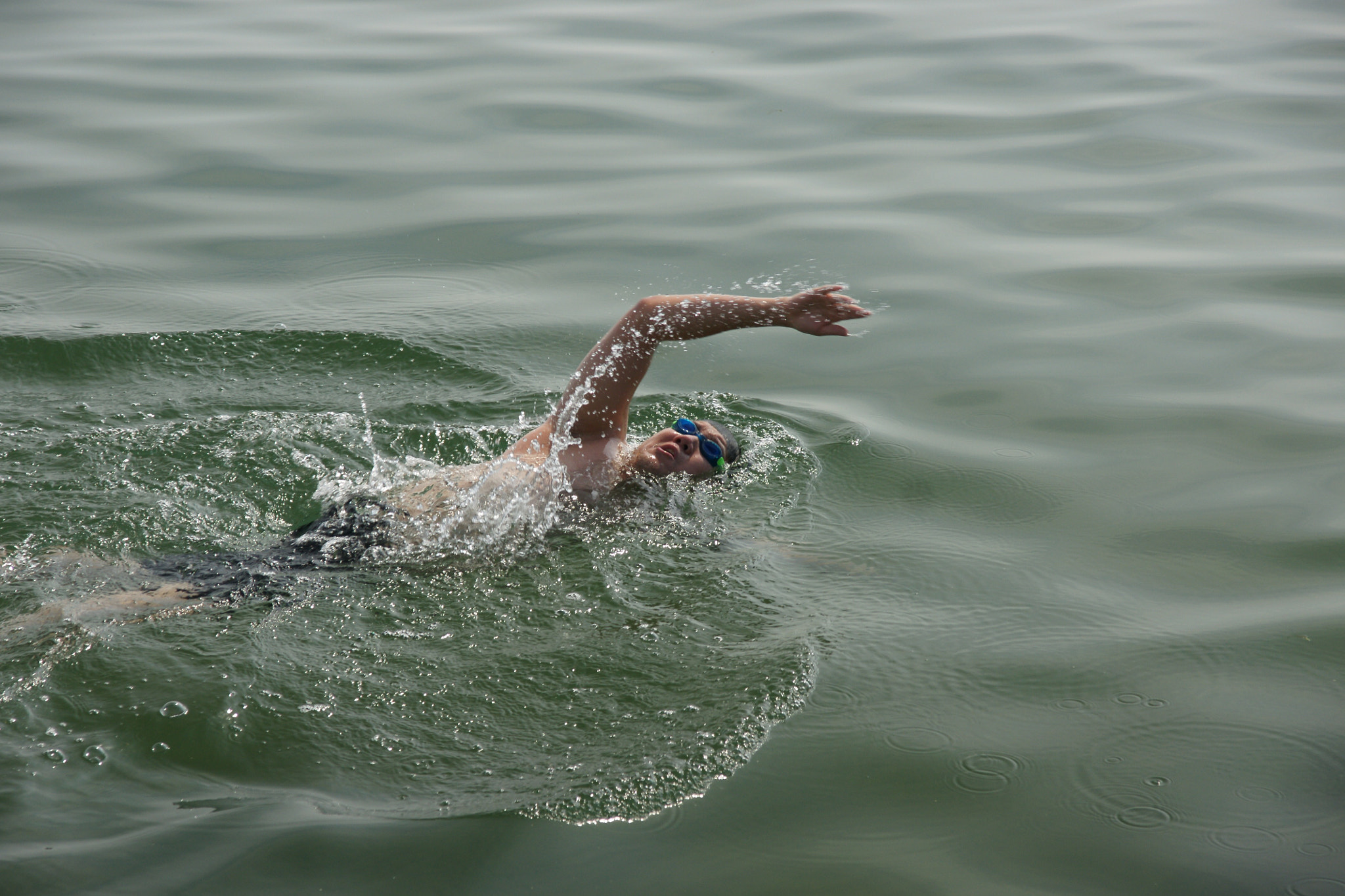Sony Alpha DSLR-A700 sample photo. Swimmer photography