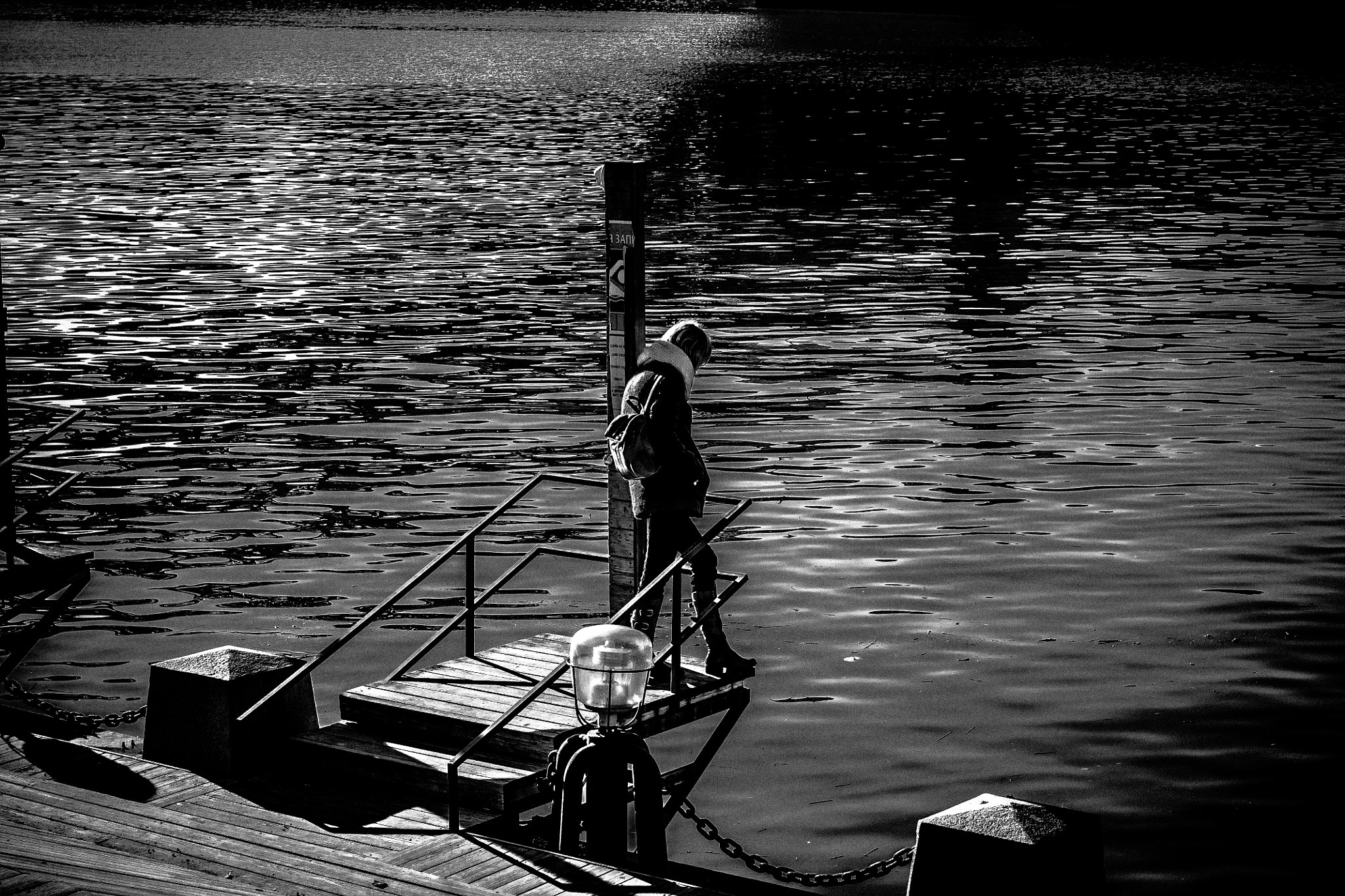 Sony Alpha DSLR-A500 + Sony 50mm F1.4 sample photo. Dark mood / solitude photography