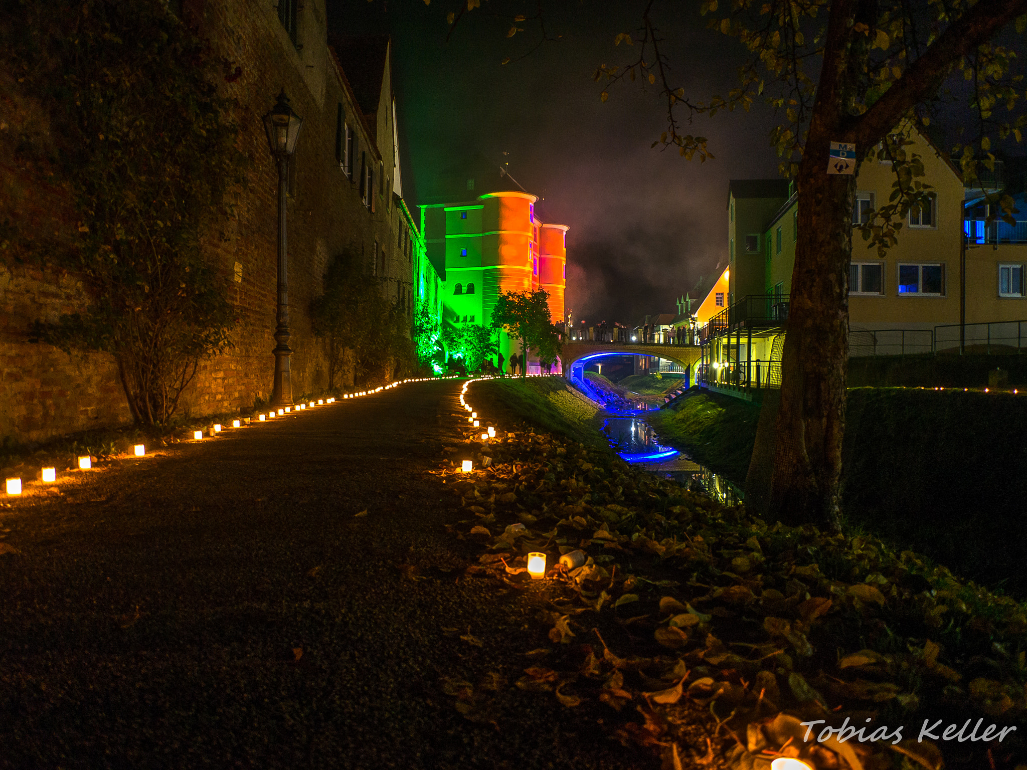 Panasonic Lumix DMC-G5 + Panasonic Lumix G 14mm F2.5 ASPH sample photo. Lichternacht - rieder tor iii photography
