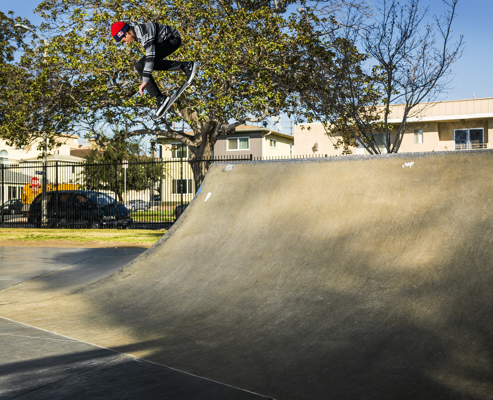 Hasselblad H3DII-22 sample photo. Alex midler performs a backside ollie in los angeles, usa. photography