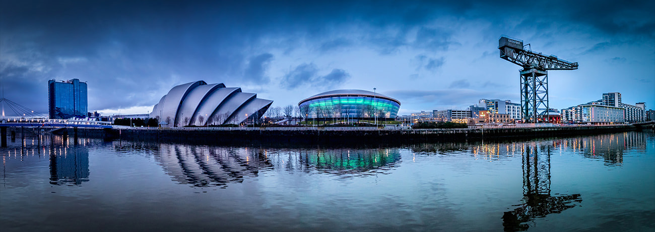 Canon EOS 760D (EOS Rebel T6s / EOS 8000D) + Canon EF-S 10-18mm F4.5–5.6 IS STM sample photo. Glasgow panorama photography
