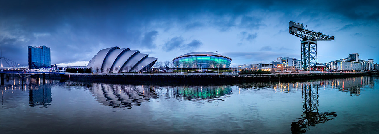 Canon EF-S 10-18mm F4.5–5.6 IS STM sample photo. Glasgow panorama photography