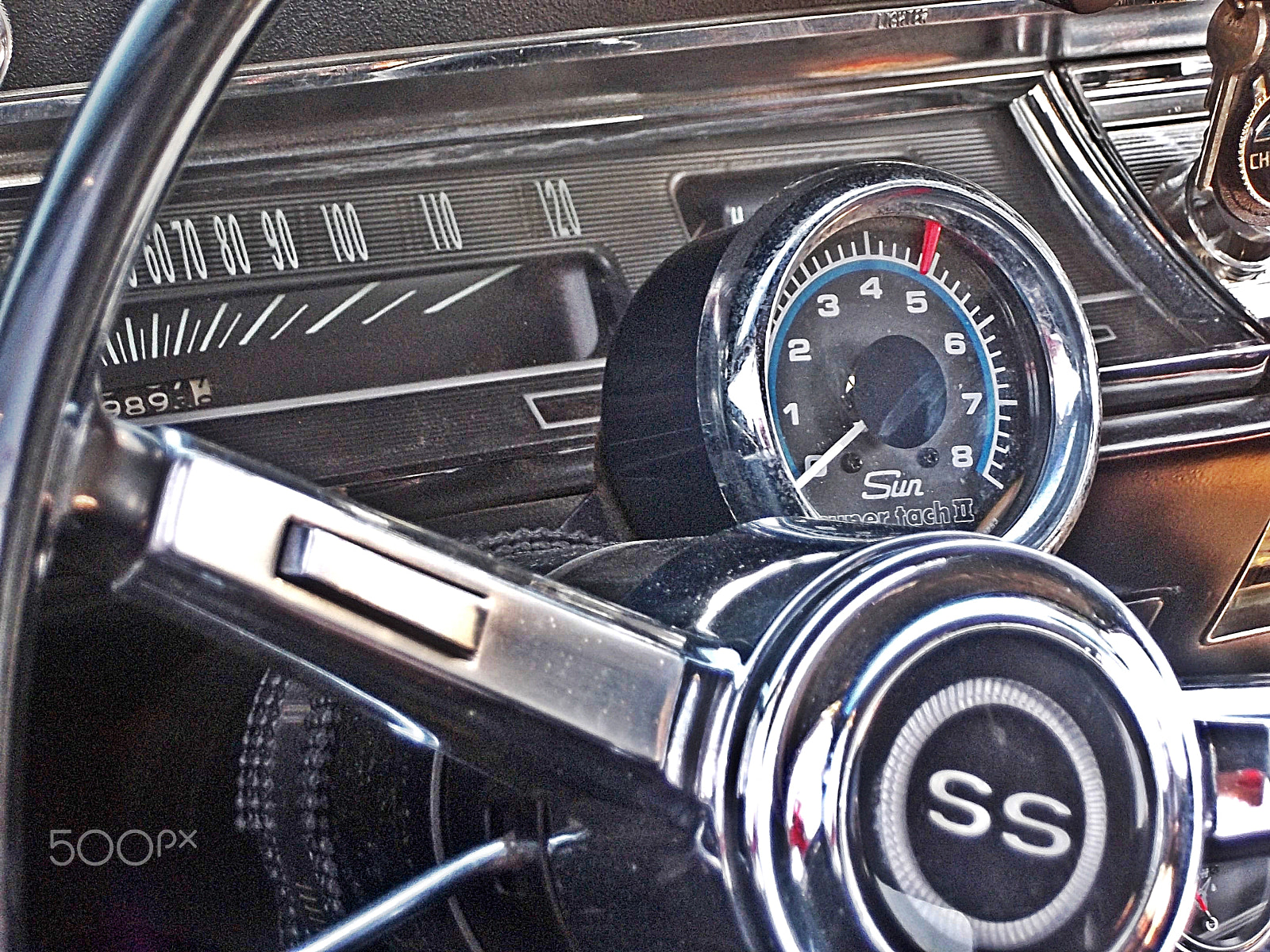 Kodak EASYSHARE M575 DIGITAL CAMERA sample photo. 1966 chevelle ss dash photography