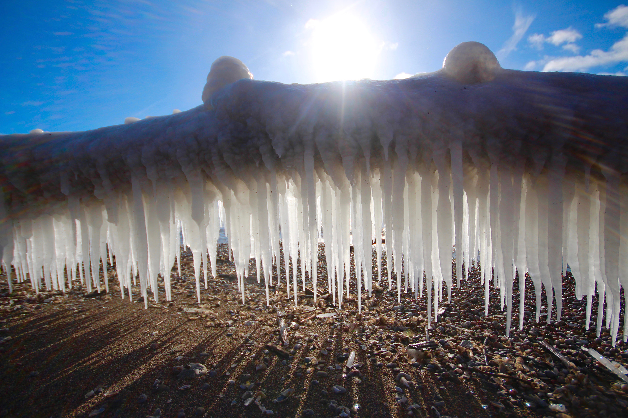 Sigma 10-20mm F4-5.6 EX DC HSM sample photo. Beach ice photography